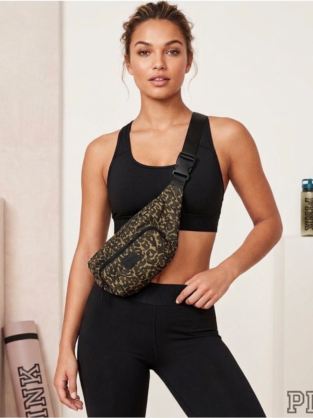 PINK Victoria's Secret Leopard Crossbody Bag